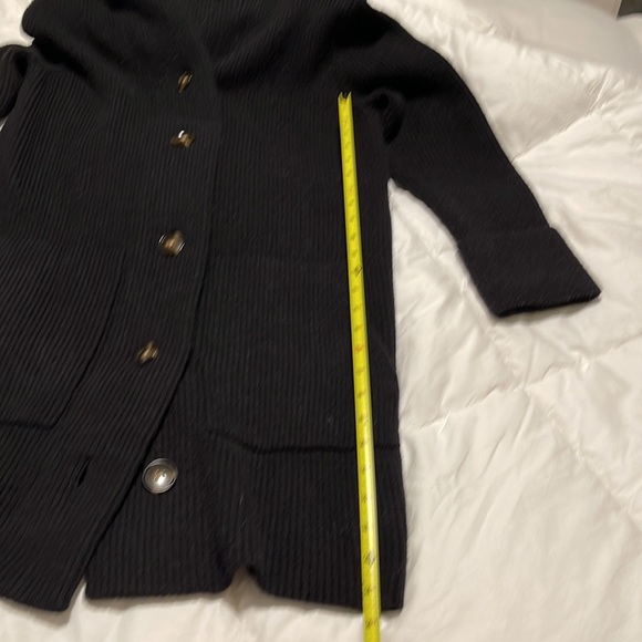 EUC Ann Taylor Hooded Sweater Coat - size small - Picture 3 of 11